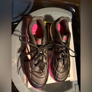 Adidas Black and Pink Copa Shoes
